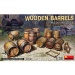 Wooden barrels in 1:35 medium size