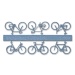 Bicycles, 1:100, light blue