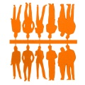 Figures, 1:50, transparent orange