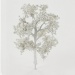 Foliage Tree White 25 mm