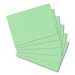 Index cards, DIN A8, lined, green