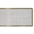 Square Perforate Plate, Brass 4,5 x 30 cm