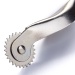 Copy wheel with wooden handle, serrated
