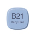 Copic marker B21 baby blue