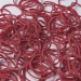 Rubber rings red, diameter 80 mm