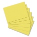 Index cards, DIN A6, blank, yellow