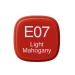 Copic marker E07 light mahogany